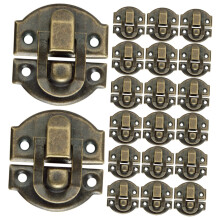 30pcs Vintage Hasp Lock for Wooden Boxes Antique Decorative Latch for Jewelry Box Enhanced Security