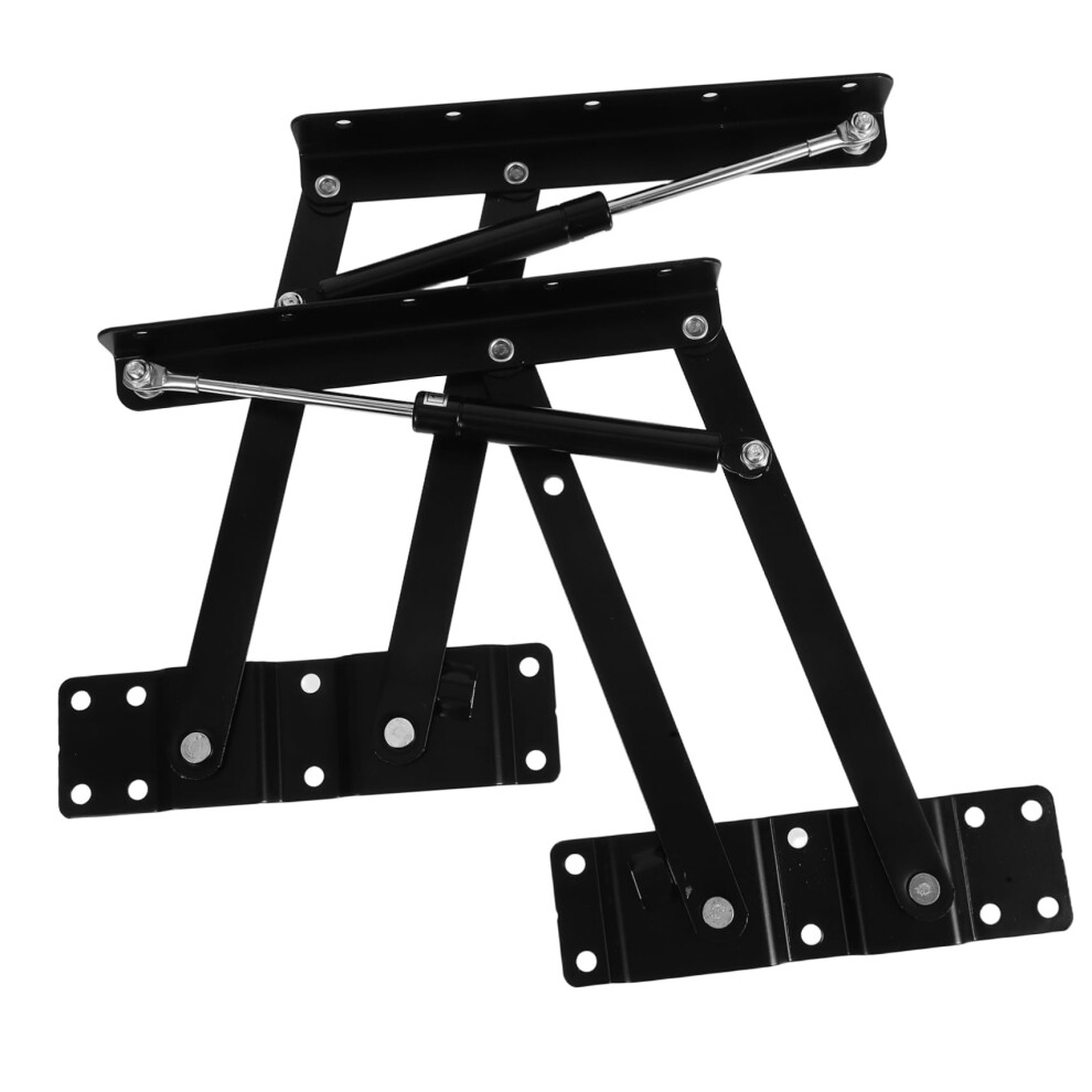 Hydraulic Lift Hinge For Coffee Table, 2Pcs Folding Gas Lift Mechanism With Softclose Buffer System 9330225386360