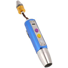 Jewelry Appraisal Light with Stepless Dimming and UV Blacklight, Rechargeable Gemstone Identification Flashlight