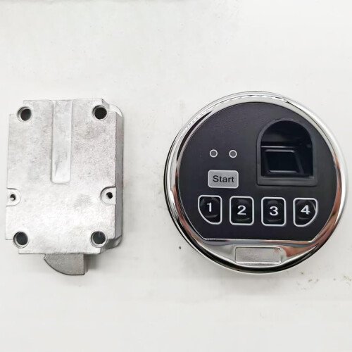 Fingerprint Combination Lock Safe, Fireproof Secure Cabinet with Delay Lock for Home and Office 1