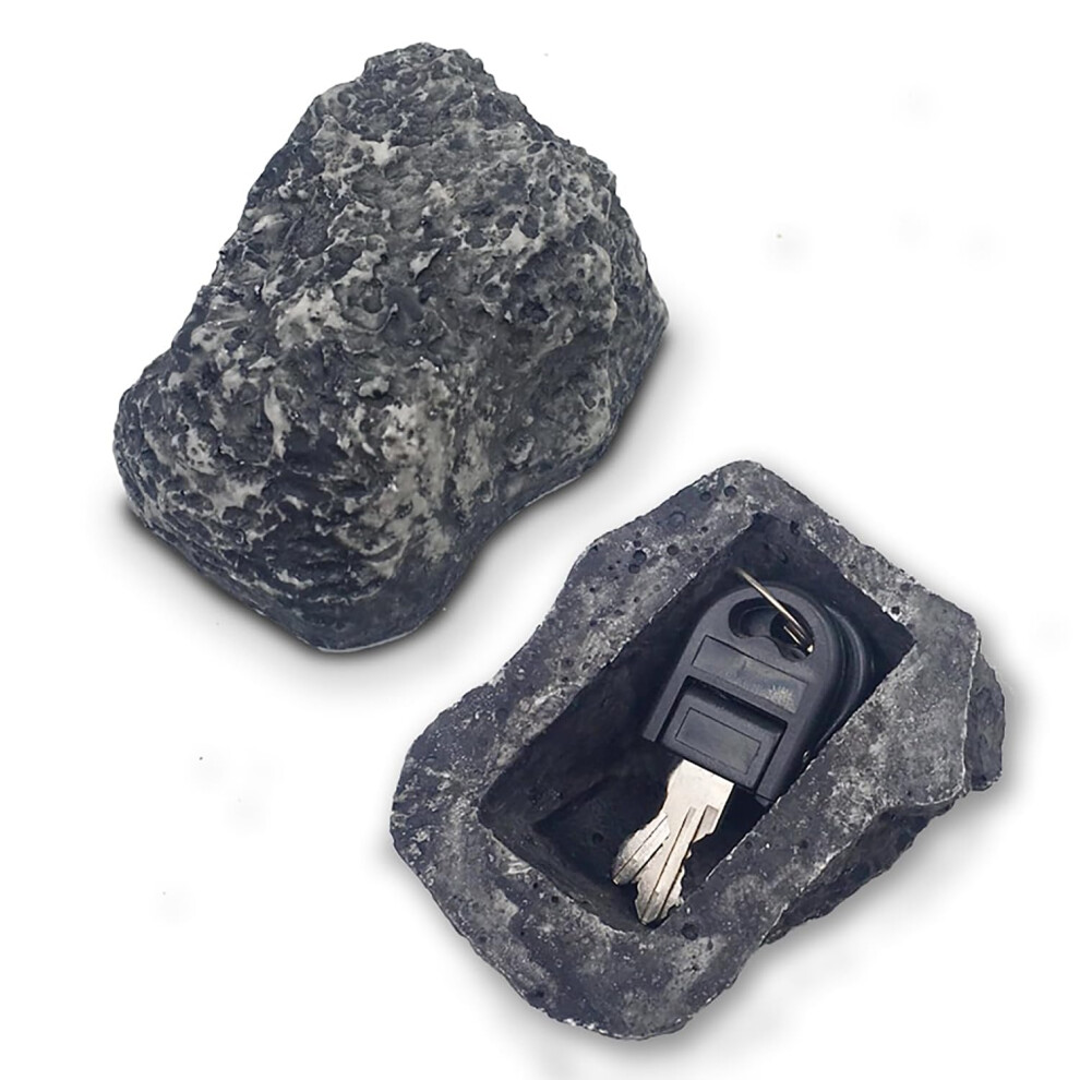 Realistic Waterproof Hide A Key Rock Outdoor Key Hider With Hidden Compartment For Garden Yard 9351714534512