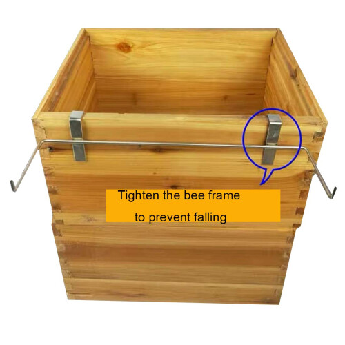 Bee Hive Frame Holder Stainless Steel Beekeeping Frame Rack Triple Capacity Rust‑Resistant Stand 1 Set 1