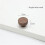 2 Pack Walnut Wood Cabinet Knobs Drawer Pulls, Classic Retro Design, Durable Natural Wood D35mm 2