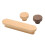 2 Pack Walnut Wood Cabinet Knobs Drawer Pulls, Classic Retro Design, Durable Natural Wood D35mm 4