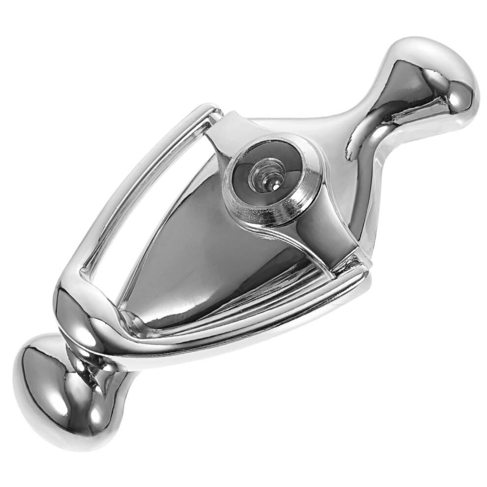 Zinc Alloy Door Knocker With Peephole Viewer, 2 In 1 Design For Front Door, Corrosion Resistant Build 9073542056218