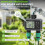 Programmable Hose Timer with Dual Outlet, Rain Delay Function, IPX5 Waterproof LCD Control for Lawn and Garden Irrigation 2