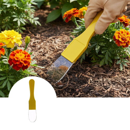 Garden Hand Weeder with Sharp Precision Blade, Ergonomic Finger Control for RootLevel Weed Removal 2