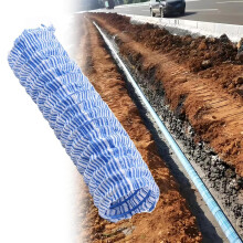 Perforated Flexible Landscape Drainage Pipe 4m Heavy‑Duty Expandable French Drain Tube for Yard and Garden
