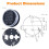 Chrome Electronic Safe Lock with Solenoid, Programmable Keypad for Gun Safe, Security Alloy Design 2