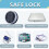 Chrome Electronic Safe Lock with Solenoid, Programmable Keypad for Gun Safe, Security Alloy Design 3