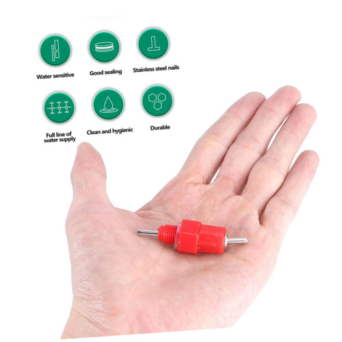 30 Pack Automatic Chicken Water Nipples for Poultry and Birds, Easy Clean Durable Waterer 2