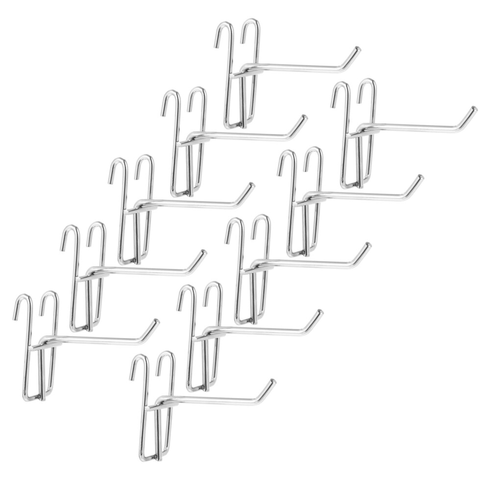 10Pcs Heavy Duty Iron Pegboard Hooks For Tools And Retail Display, Easy Tool Installation 9073542056621