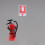 Fire Extinguisher Wall Mount Bracket with Adjustable Straps, Durable Iron Holder for Home and Office 2