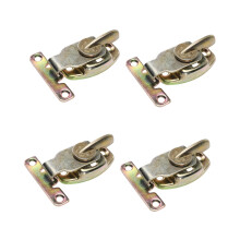 Steel Furniture Lock Set 4 Pack, Durable Under Table Alignment Buckle Plate for Desk, Cabinet and Drawer