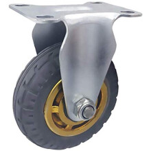 Industrial Caster Wheels 4in Heavy Duty Swivel Casters with Double Locking Brake for Workbench and Furniture