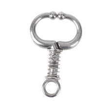 Bull Nose Ring Stainless Steel Livestock Nose Plier Automatic Locking Spring Tool 11.7x7.3cm