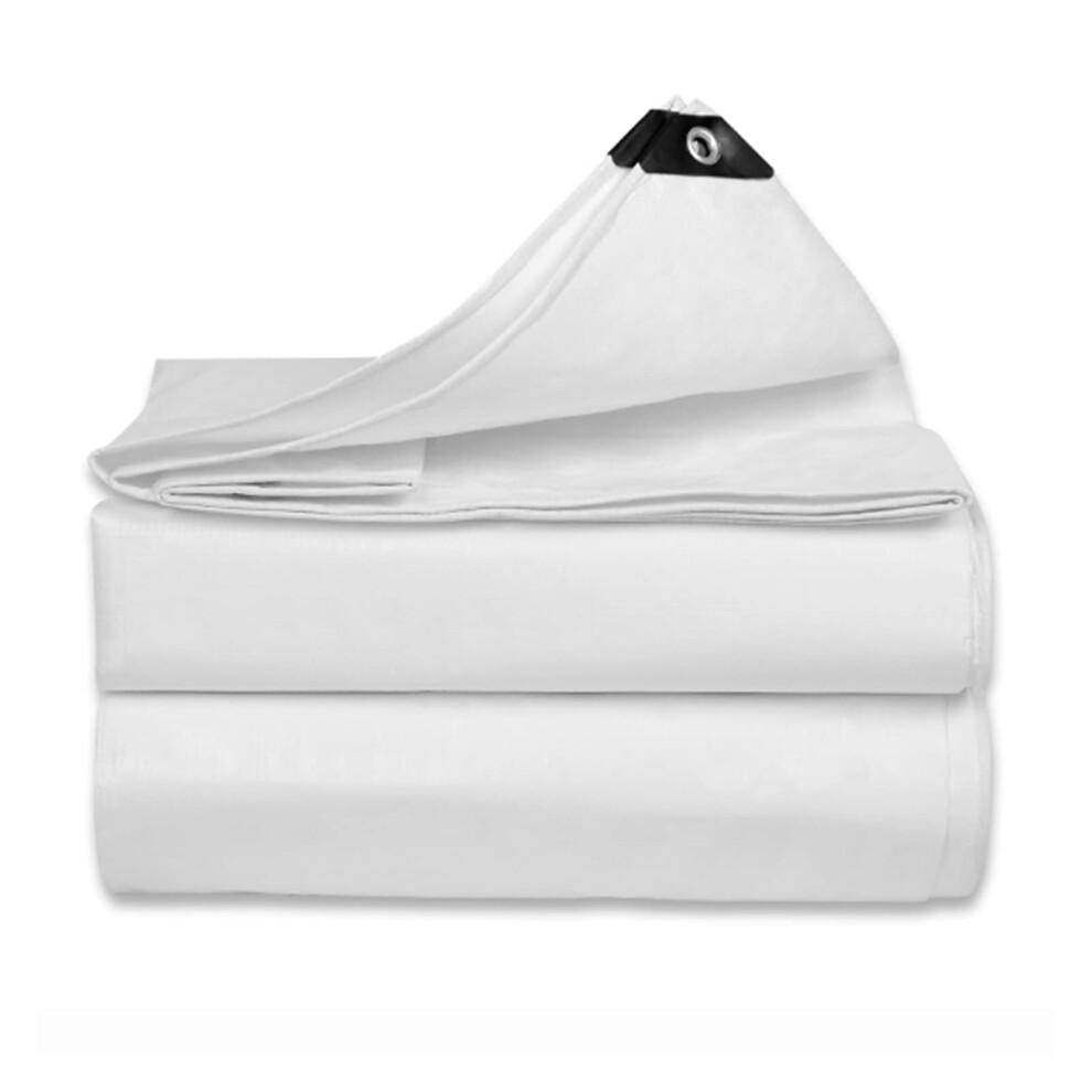 Heavy Duty Waterproof Tarpaulin 160G/Mâ² White Pe Tarp Cover For Outdoor Weather Protection 2X1.5m 9073542056935