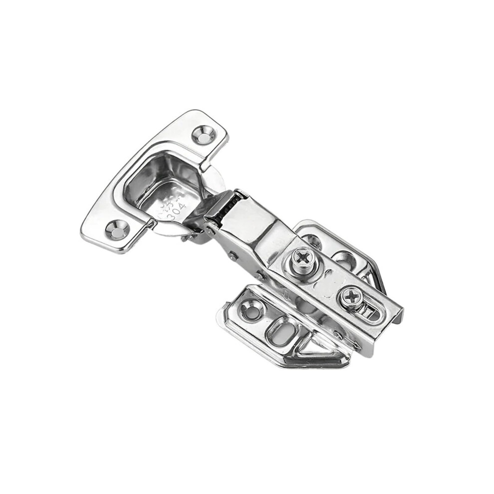 Soft Close Cabinet Hinges Full Overlay Concealed Design Nickel Finish For Frameless Kitchen Cabinets Pack Of 10 9073542056973