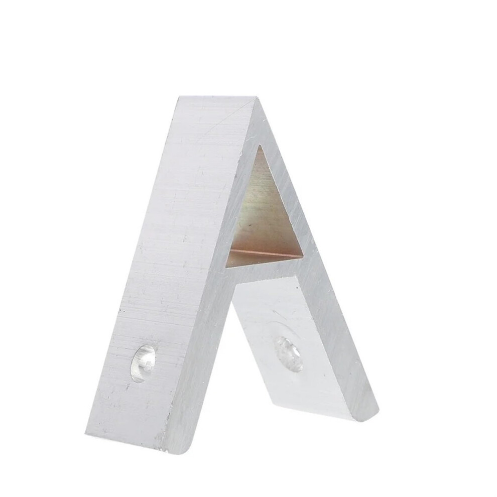 Aluminum Corner Brackets 45 Degree Angle Connectors For 3030 Extrusion Shelves Furniture Silver Set 9351714535373