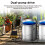 Solar Drip Irrigation System with Dual Pump Control, Smart Rain Sensing Automatic Plant Watering Kit for Garden 5