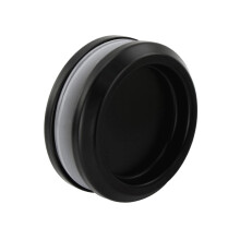Glass Door Handle 304 Stainless Steel Round Pull for Bathroom Shower Sliding Door Black