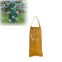 Hanging Strawberry Planter Bag with Reinforced Handles, Breathable Reusable Vertical Garden Grow Bag Yellow