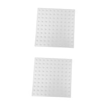 2pcs Hydroponic Sponge Blocks for Seed Starting, Reusable Soilless Planting Sponge with Recessed Design