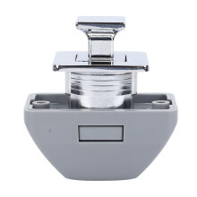 Keyless RV Cabinet Lock Silver – Secure Push Button Lock for Campervan, Caravan, Boat and Motorhome