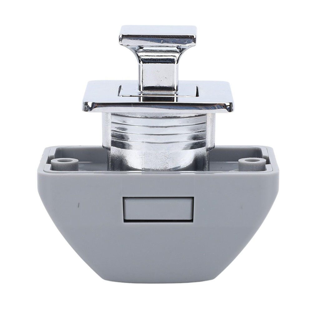 Keyless Rv Cabinet Lock Silver Â Secure Push Button Lock For Campervan, Caravan, Boat And Motorhome 9771547910657