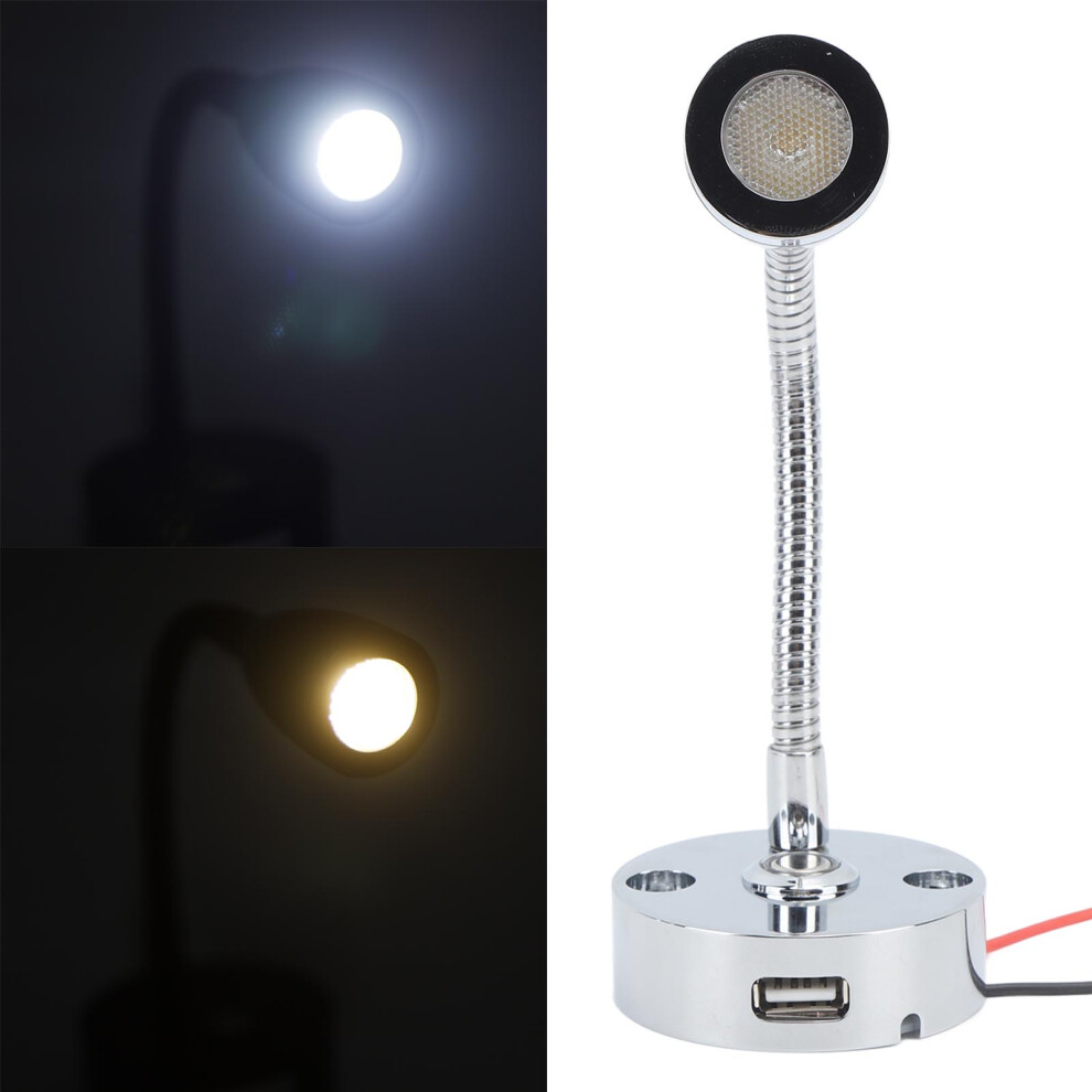 Rv Reading 2W Chrome Aluminum, Dc12-24V Light 7901393702621