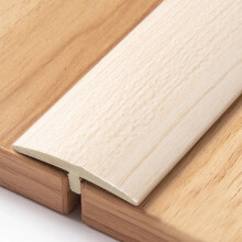 Self Adhesive PVC T Molding Floor Transition Strip for Door Threshold, Waterproof Non Slip Divider (Styleb)