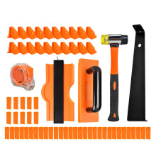Laminate Flooring Installation Kit with Reinforced DoubleFaced Mallet, Heavy Duty Pull Rod, Tapping Block and Spacers