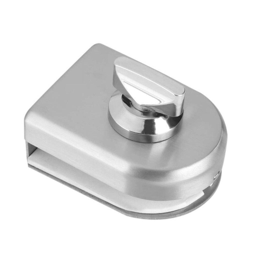 Stainless Steel Glass Door Lock With Rotary Knob, Frameless Shower Latch For 1012Mm Bathroom Doors 9771547910862