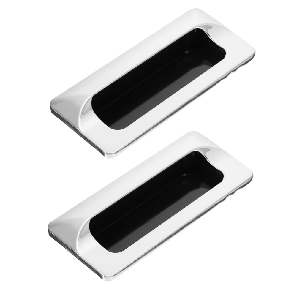 Invisible Drawer Pull Handles 2Pcs Set, Modern Recessed Cabinet Handles For Wardrobes And Furniture, Easy Installation 9073542057543