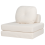 Beliani Single Sofa Bed OLDEN Boucle White 3
