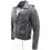 (XS) Men's Black Brando Leather Biker Jacket Abc 2