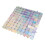 12 Pieces Multi Color Mosaic Panel Mirror, Square 2