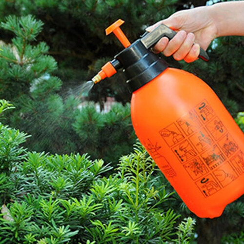 3L Garden Pressure Sprayer with Adjustable Nozzle, Ergonomic Pump Handle, Multi‑Purpose Blue Bottle 2