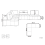 Beliani Modular Corner Sofa 5 Seater TIBRO Fabric Off-White Right Hand 3