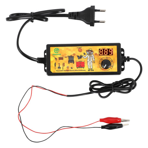 Beekeeping Electric Embedder 324V Adjustable Voltage Wax Wire Frame Embedder Tool for Fast Wire Embedding