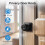 Matte Black Interior Door Knobs 6 Pack Privacy and 2 Pack Dummy Set for Bedroom Bathroom Closet 2