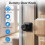 Matte Black Interior Door Knobs 6 Pack Privacy and 2 Pack Dummy Set for Bedroom Bathroom Closet 3