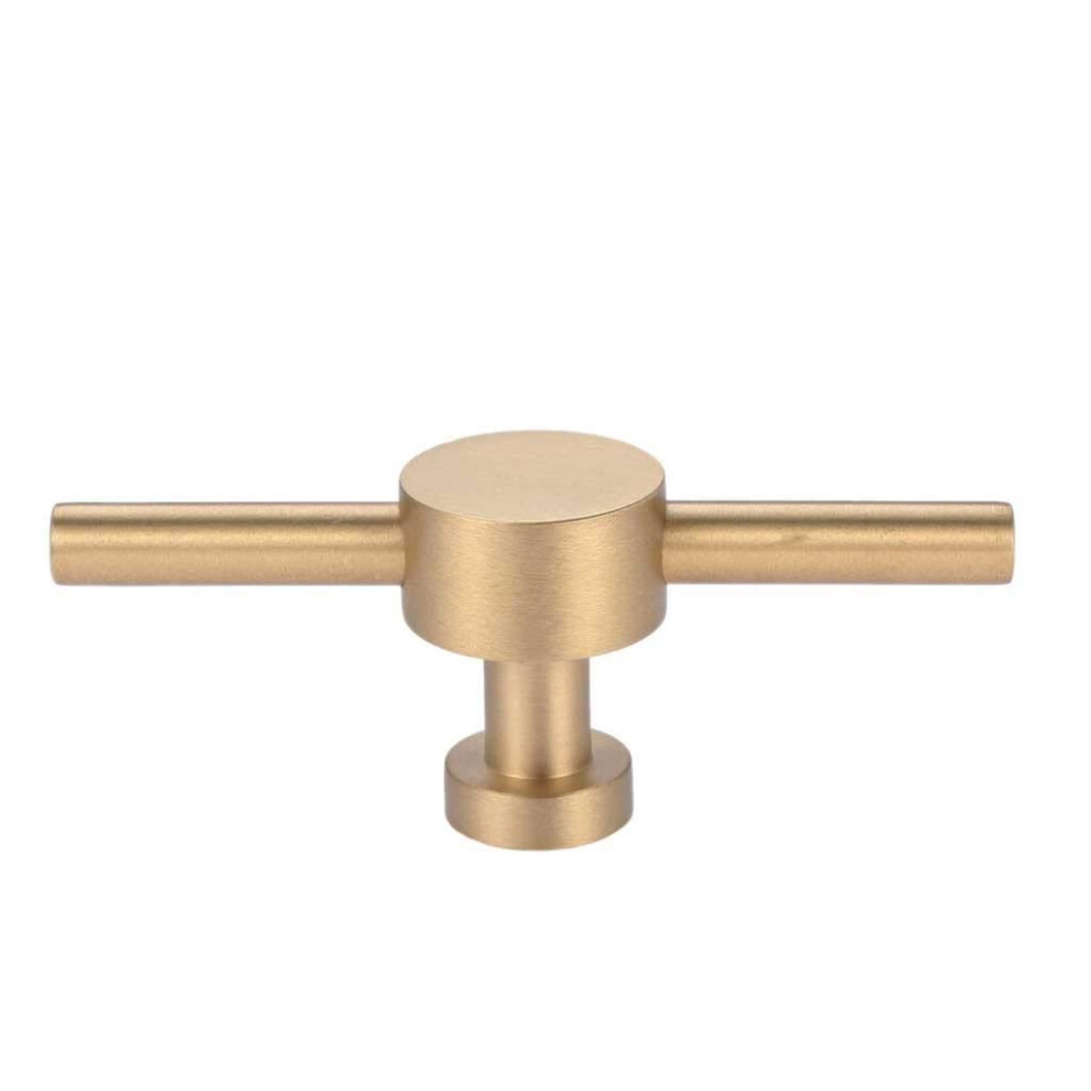 Solid Copper Cabinet Handles Gold Drawer Pulls For Kitchen Cabinets And Dressers Single Hole Mount 9771547911197