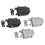 4pcs Push Latch for Cabinets, Self Locking Touch Release Design, Easy Install for Cupboards 1