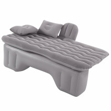 Car Air Mattress for Volvo XC40 Recharge SUV, Durable Waterproof Inflatable Backseat Bed with Fast Inflation Pump, Grey