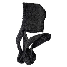 (Black) Winter Shawl Hat for Teens Girl Neck Scarf Hat Cold Weather Beanie Hat Autumn Handmade Crochet Scarf Women Accessories Khaki