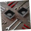 Pegboard Organizer Bins Set of 5, Quick Mount Durable Storage for Garage and Workshop Tools 4