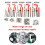 (25PC M5 0.8) Thread Repair Kit M5-M6 M8-M10  Screw Thread Inserts Compatible For Restoring Damaged Threads-Repair Tools Drill Bit 2