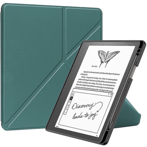 (Dark green) Cover Pu For Kindle Scribe 2022 10.2 Inch E-reader Cover