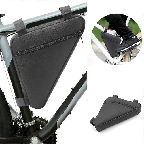 (Red) Multifunctional Mountain Bike Bag Large Capacity Front Rack Bag Tool Kit 1